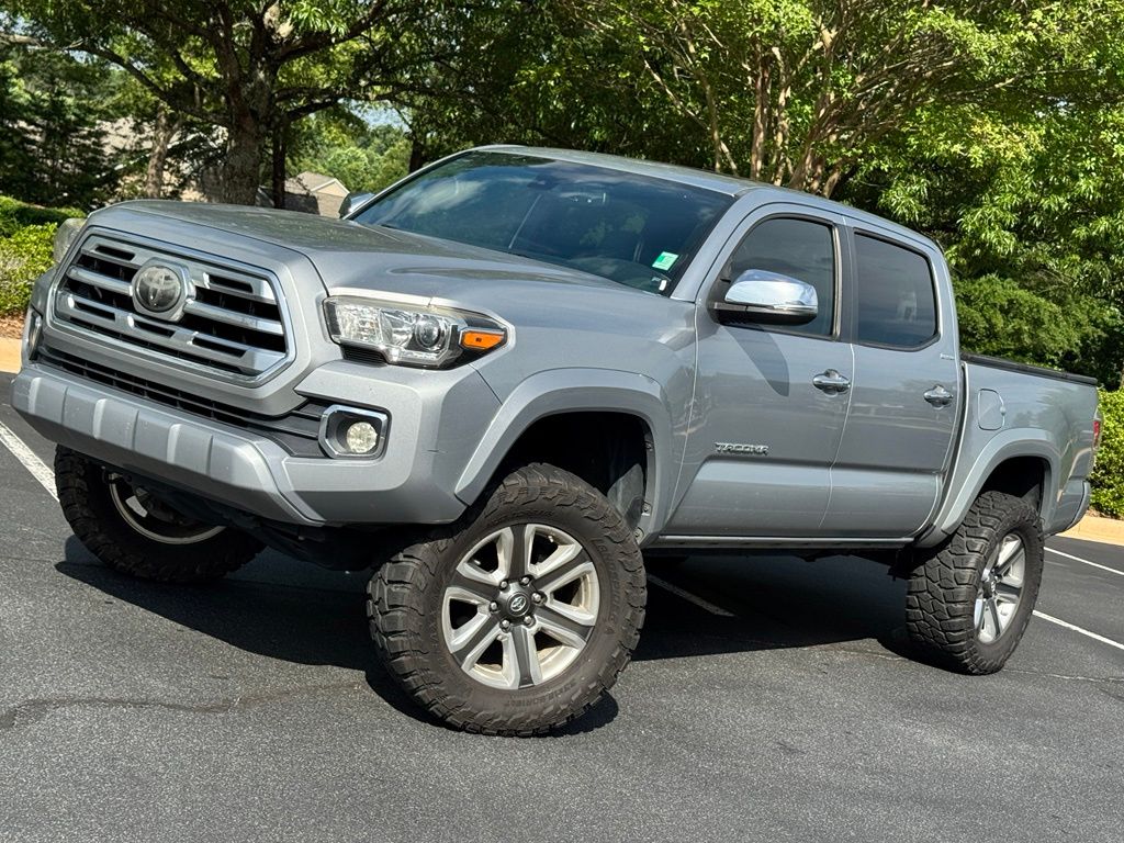 Silver Sky Metallic 2019 Toyota Tacoma Limited Double Cab 4WD Pickup Truck Four-Wheel Drive 6-Speed Automatic