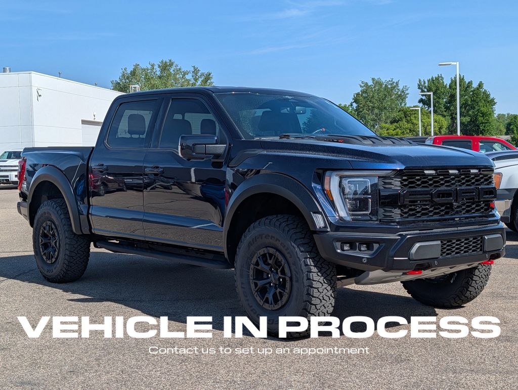 Atlas Blue Metallic 2023 Ford F-150 Raptor SuperCrew 4WD Pickup Truck Four-Wheel Drive Automatic