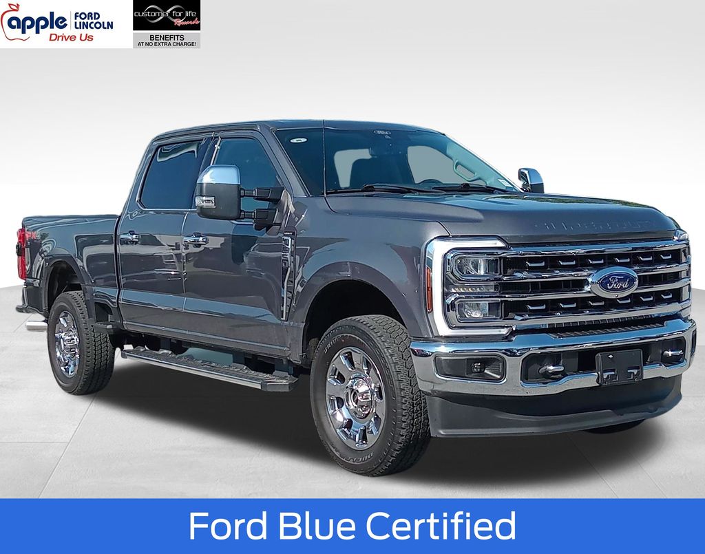 Gray Metallic 2024 Ford F-250 Super Duty Pickup Truck Four-Wheel Drive Automatic