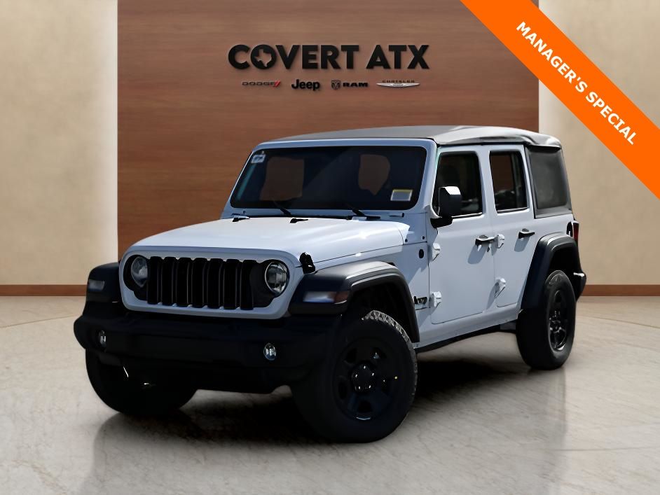 Bright White Clearcoat 2026 Jeep Wrangler Sport 4-Door 4WD SUV / Crossover Four-Wheel Drive 8-Speed Automatic