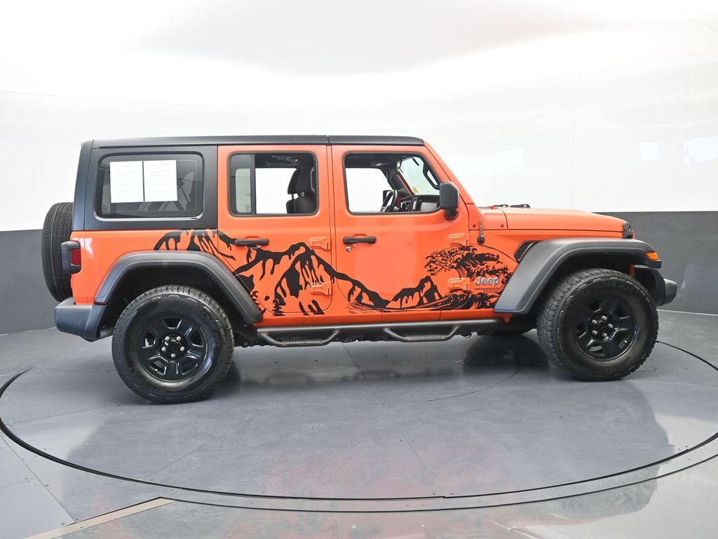 Used 2018 Punkn Metallic Clearcoat Jeep Unlimited Sport image 7