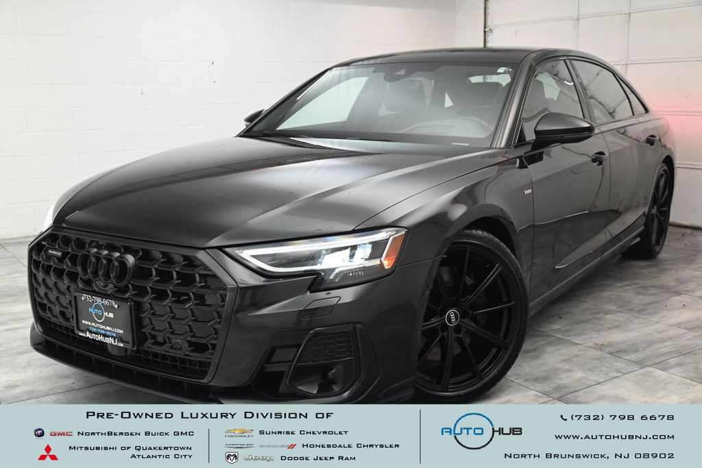 Vesuvius Gray Metallic 2022 Audi A8 L 3.0T quattro Sedan All-Wheel Drive 8-Speed Automatic