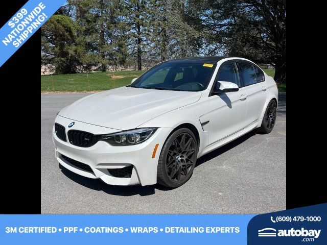 Mineral White Metallic 2018 BMW M3 Sedan RWD Sedan Rear-Wheel Drive Manual