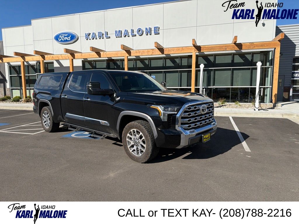 Midnight Black Metallic 2024 Toyota Tundra Pickup Truck Four-Wheel Drive Automatic