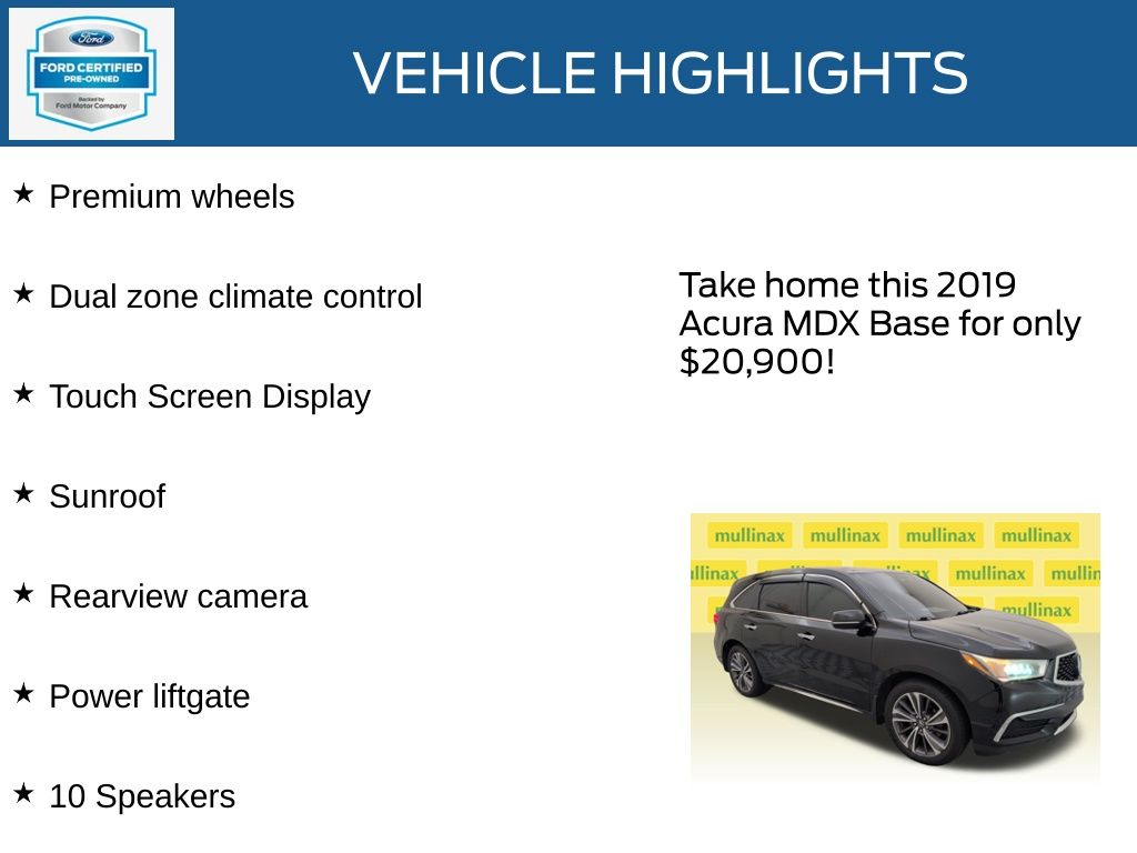 Certified Used 2019 Black Acura 3.5L Technology Package image 22