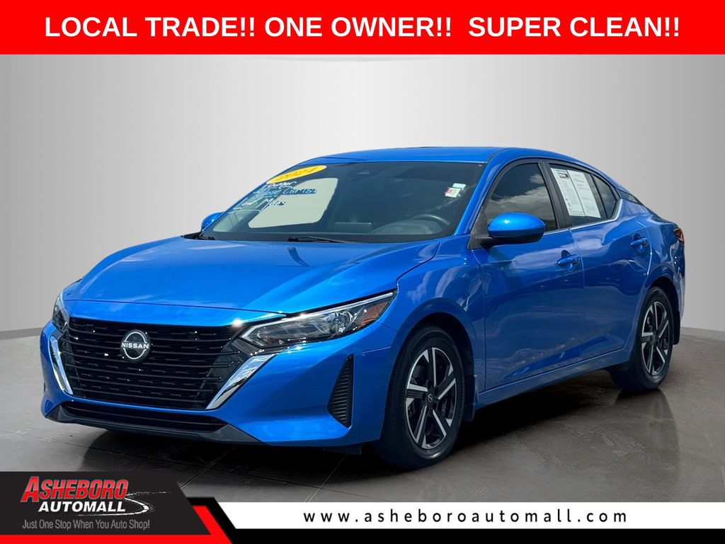 Electric Blue Metallic 2024 Nissan Sentra Sedan Front-Wheel Drive Continuously Variable Transmission