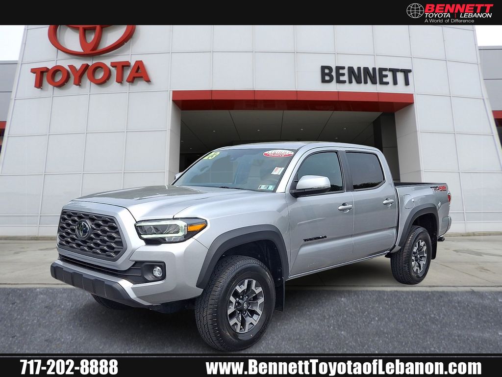 Celestial Silver Metallic 2023 Toyota Tacoma Pickup Truck Four-Wheel Drive 6-Speed Automatic