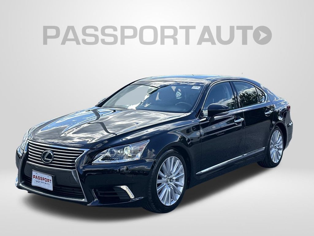 Black (Obsidian) 2014 Lexus LS Sedan Rear-Wheel Drive 8-Speed Automatic
