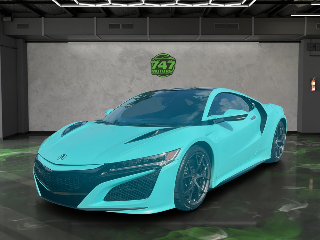 Blue 2017 Acura NSX SH-AWD Coupe All-Wheel Drive