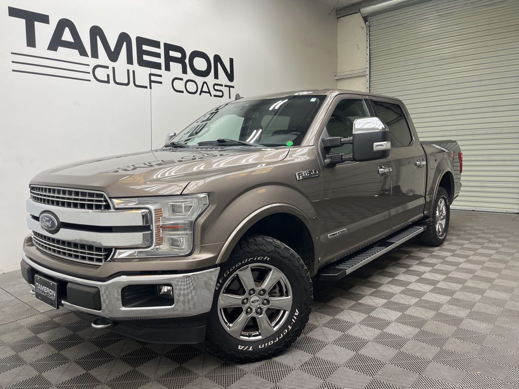 Stone Gray Metallic 2019 Ford F-150 Lariat SuperCrew 4WD Pickup Truck Four-Wheel Drive Automatic