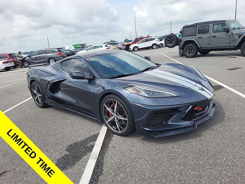 Shadow Gray Metallic 2020 Chevrolet Corvette Coupe Rear-Wheel Drive 8-Speed Dual Clutch