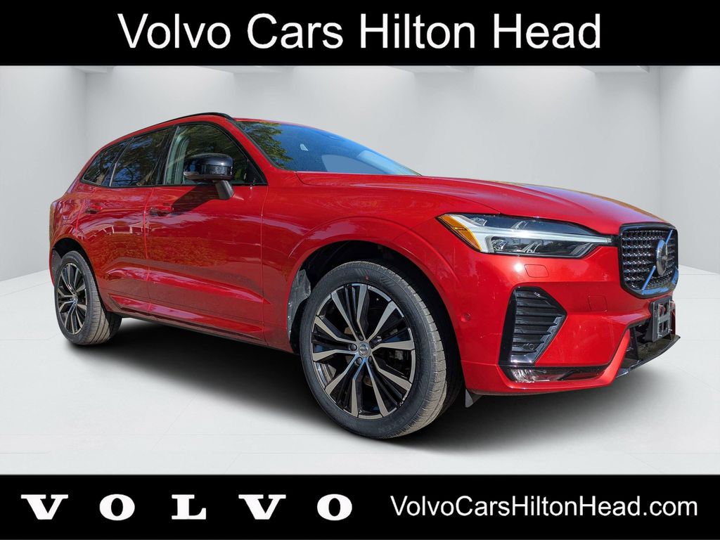 Fusion Red Metallic 2023 Volvo XC60 B5 Plus Dark Theme AWD SUV / Crossover All-Wheel Drive Automatic