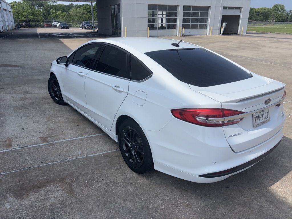 2018 Ford Fusion SE White at DeMontrond Gulf Freeway