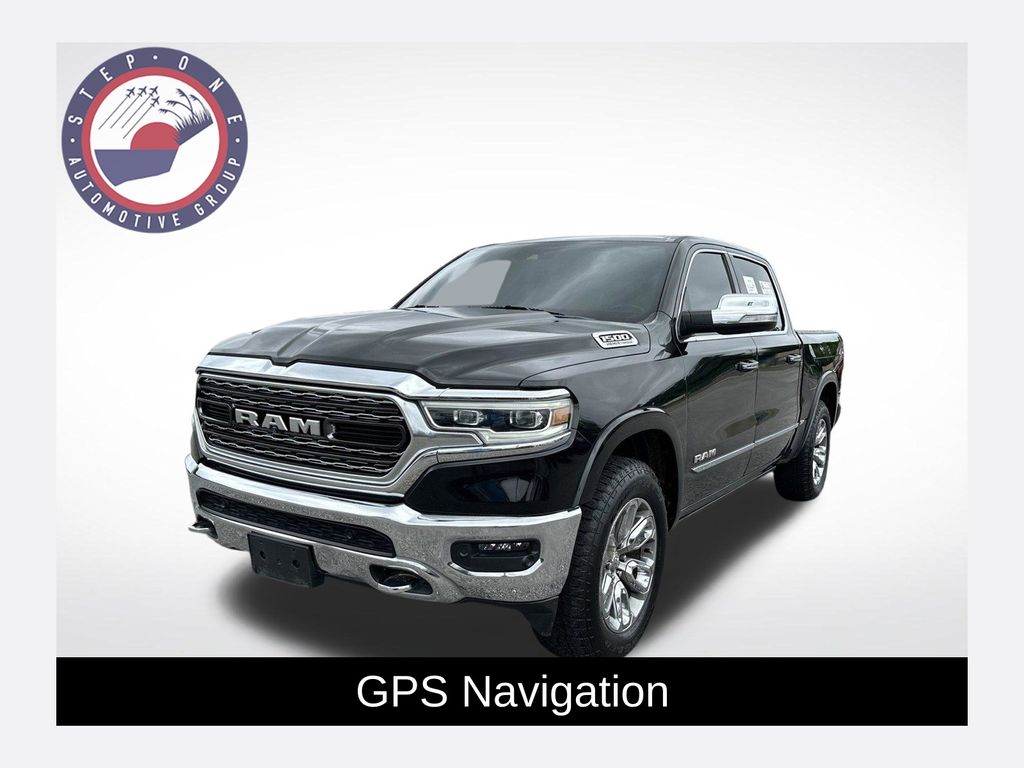 Diamond Black Crystal Pearlcoat 2021 RAM 1500 Pickup Truck Four-Wheel Drive 8-Speed Automatic