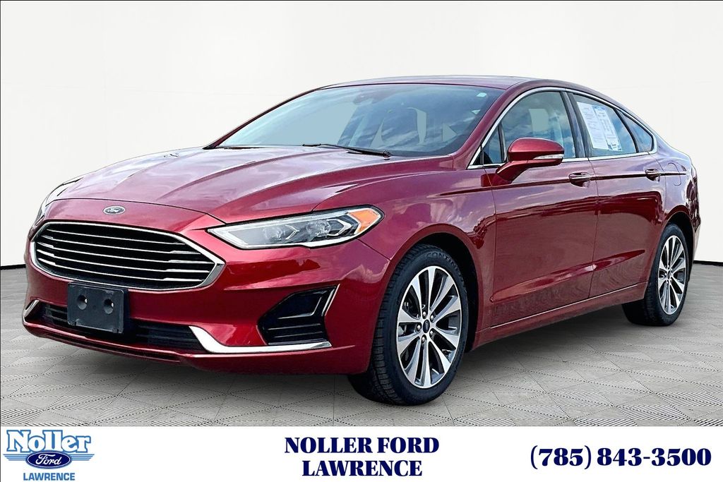 Ruby Red Metallic 2019 Ford Fusion SEL AWD Sedan All-Wheel Drive 6-Speed Automatic