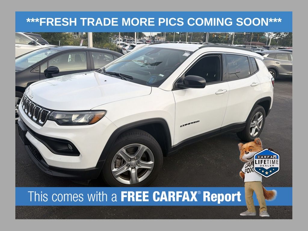 Bright White Clearcoat 2024 Jeep Compass SUV / Crossover Four-Wheel Drive 8-Speed Automatic