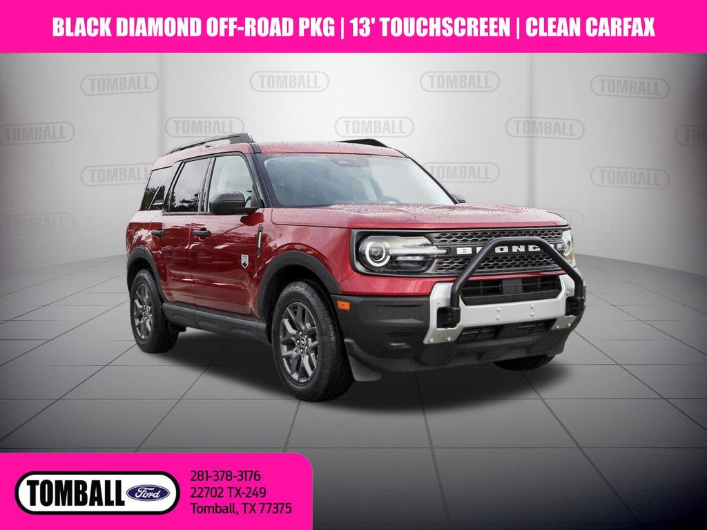 Ruby Red Metallic Tinted Clearcoat 2025 Ford Bronco Sport Big Bend AWD SUV / Crossover All-Wheel Drive 8-Speed Automatic