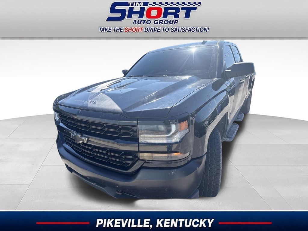 Black 2017 Chevrolet Silverado 1500 Pickup Truck Four-Wheel Drive 6-Speed Automatic Overdrive
