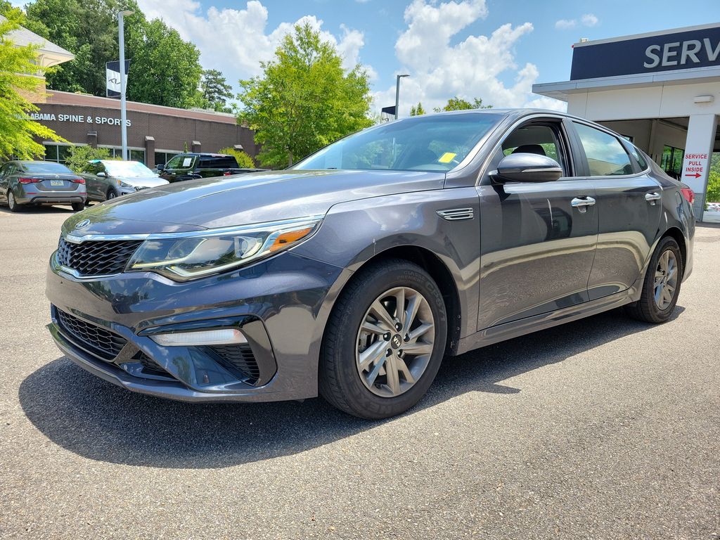 Gray (Platinum Graphite) 2019 Kia Optima Sedan Front-Wheel Drive 6-Speed Automatic