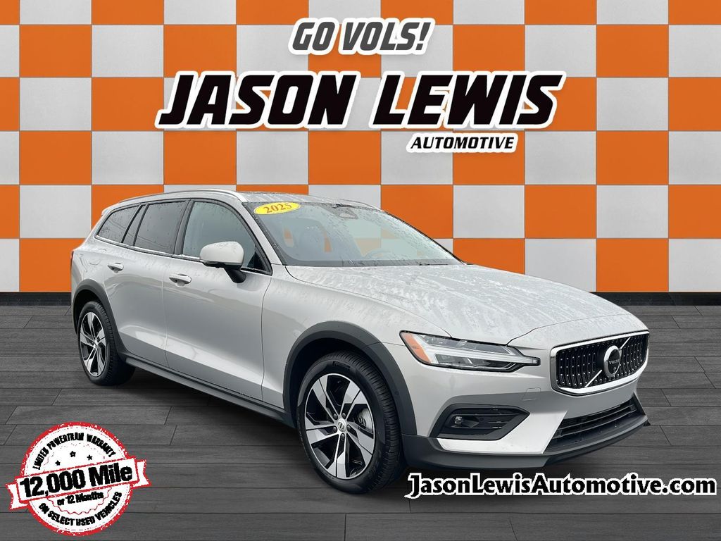 Silver Dawn Metallic 2025 Volvo V60 Wagon All-Wheel Drive Automatic