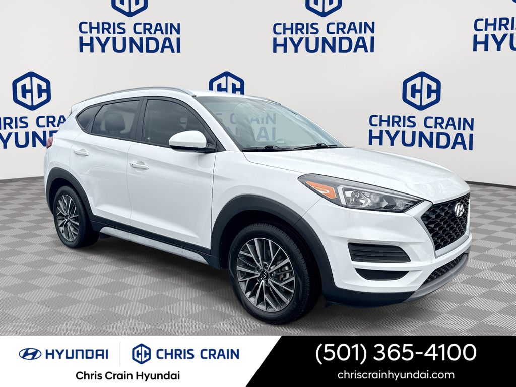 Winter White 2021 Hyundai Tucson SEL FWD SUV / Crossover Front-Wheel Drive 6-Speed Automatic