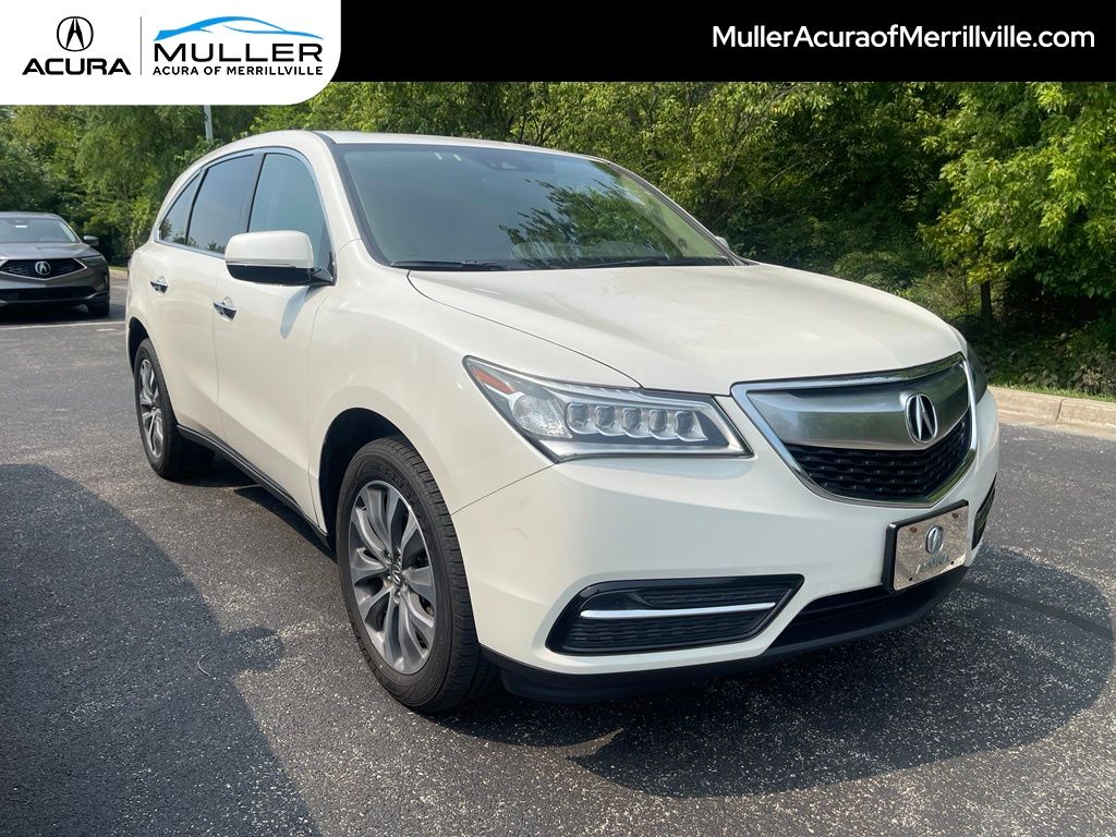 White Diamond Pearl 2016 Acura MDX SUV / Crossover All-Wheel Drive 9-Speed Automatic