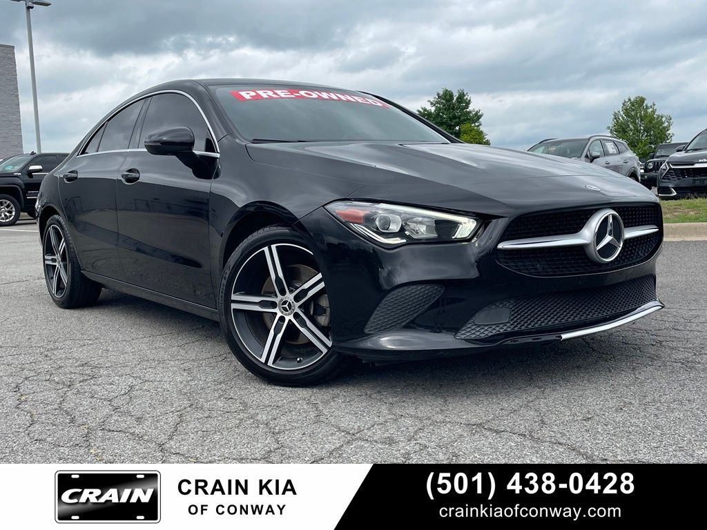 Night Black 2020 Mercedes-Benz CLA Coupe Front-Wheel Drive 7-Speed Automatic