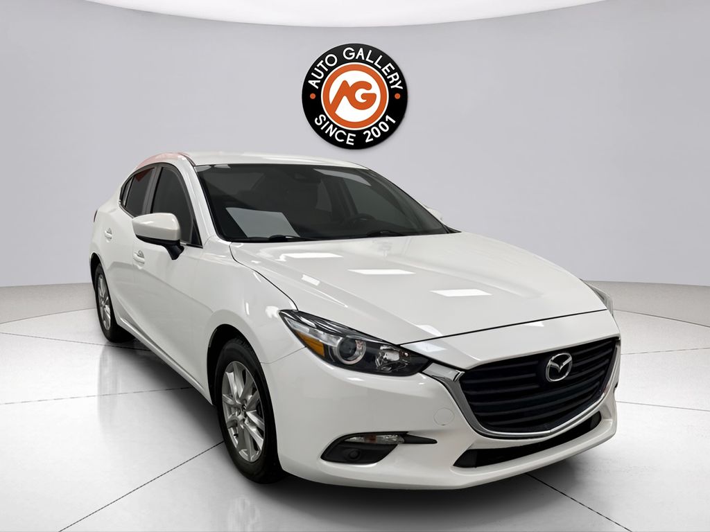 Snowflake White Pearl Mica 2018 Mazda MAZDA3 Sport Sedan Front-Wheel Drive 6-Speed Automatic
