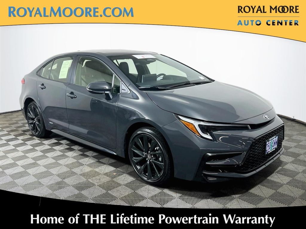 Underground 2026 Toyota Corolla Hybrid Sedan All-Wheel Drive Continuously Variable Transmission