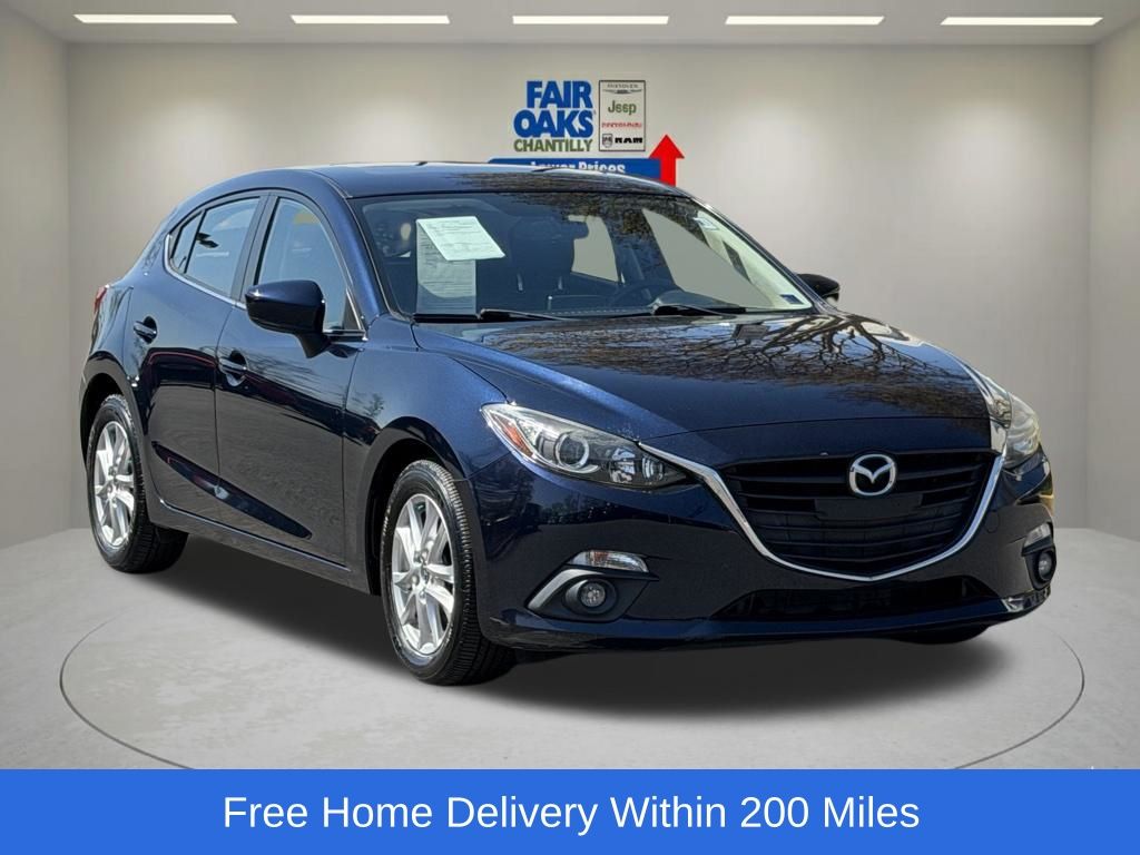 Deep Crystal Blue Mica 2015 Mazda MAZDA3 i Touring Hatchback Hatchback Front-Wheel Drive 6-Speed Manual