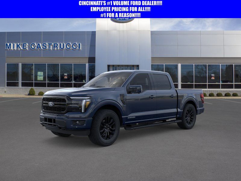 Antimatter Blue Metallic 2026 Ford F-150 Lariat SuperCrew 4WD Pickup Truck Four-Wheel Drive Automatic