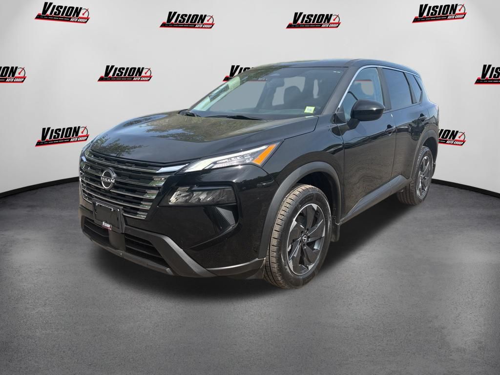 Super Black 2024 Nissan Rogue SUV / Crossover All-Wheel Drive Continuously Variable Transmission