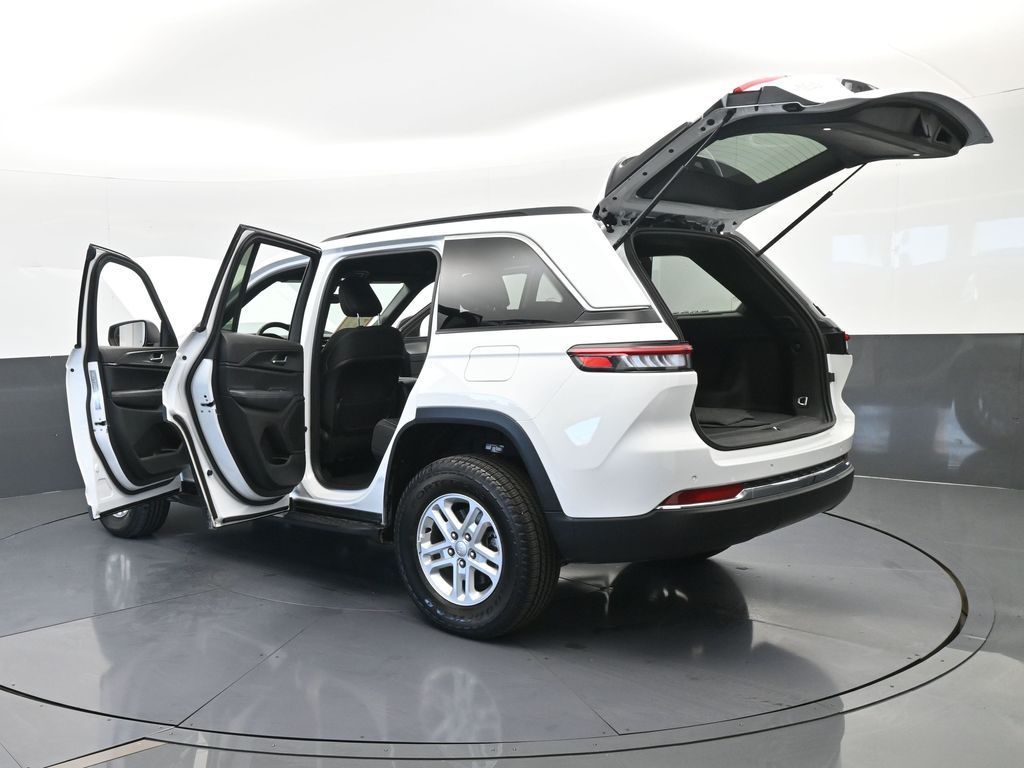 Used 2025 Bright White Clearcoat Jeep Laredo image 47