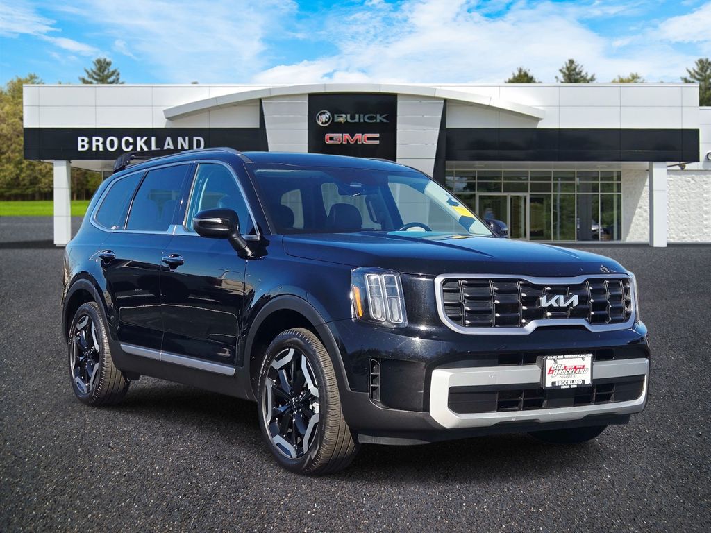 Ebony Black 2025 Kia Telluride S AWD SUV / Crossover All-Wheel Drive 8-Speed Automatic