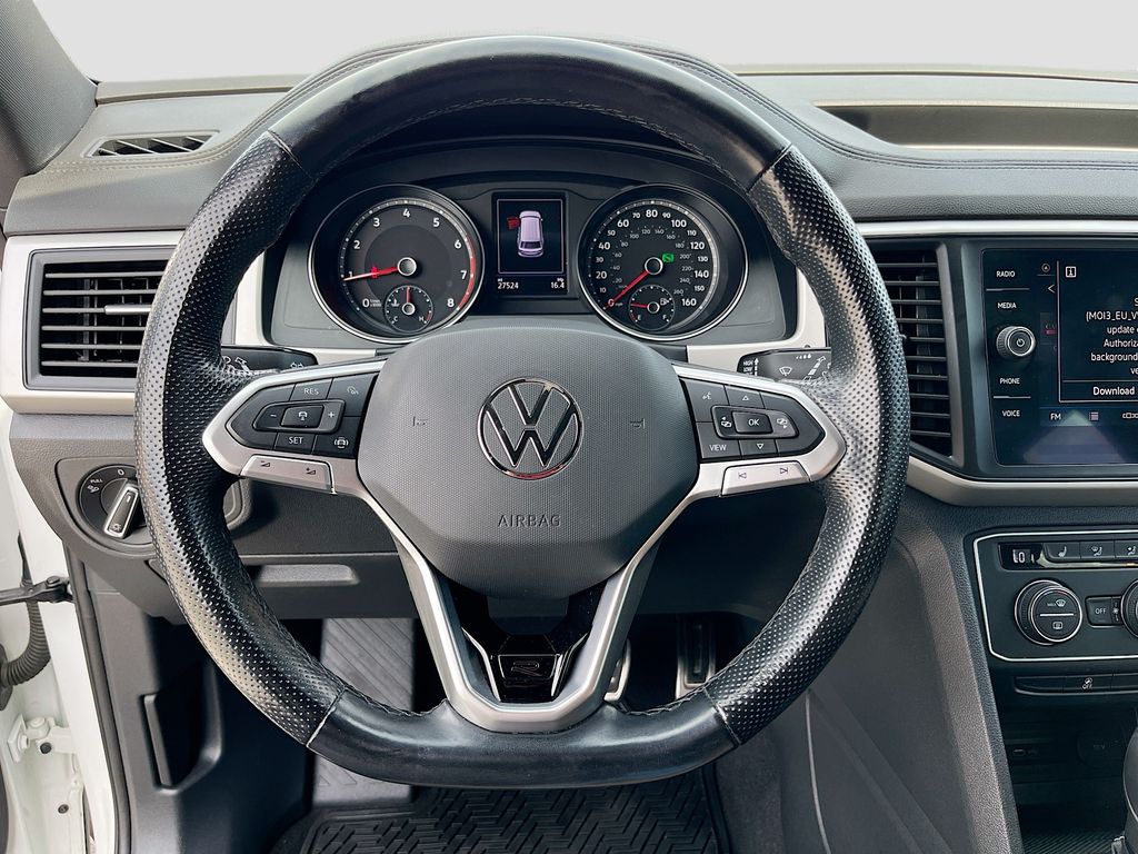 2021 Volkswagen Atlas Cross Sport 3.6L V6 SE w/Technology R-Line White at Big Star Buick GMC