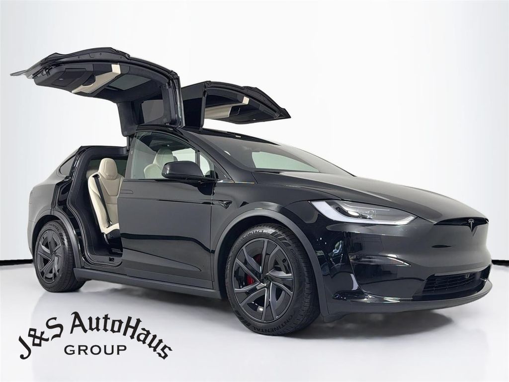Black 2026 Tesla Model X SUV / Crossover All-Wheel Drive 1-Speed Automatic
