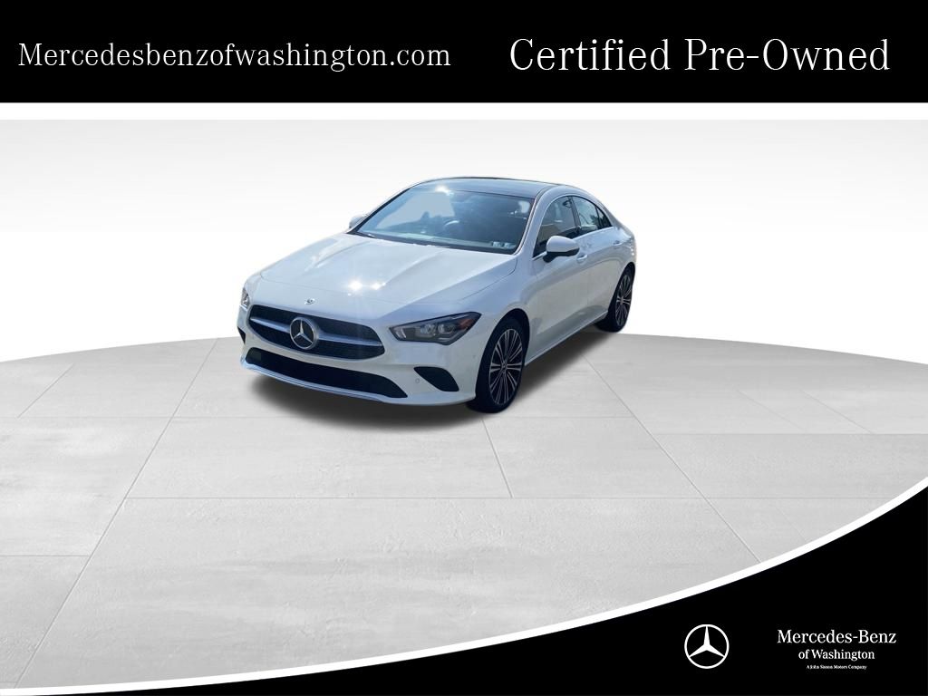 Polar White 2022 Mercedes-Benz CLA Coupe All-Wheel Drive 7-Speed Automatic