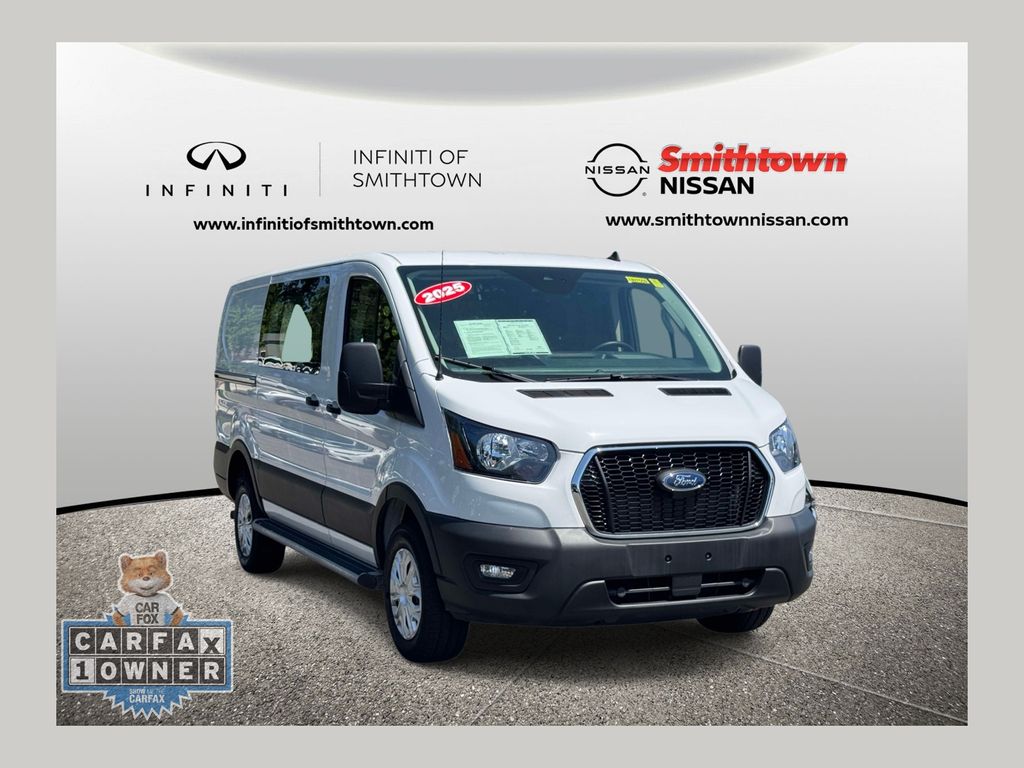 Oxford White 2025 Ford Transit Cargo Van Rear-Wheel Drive
