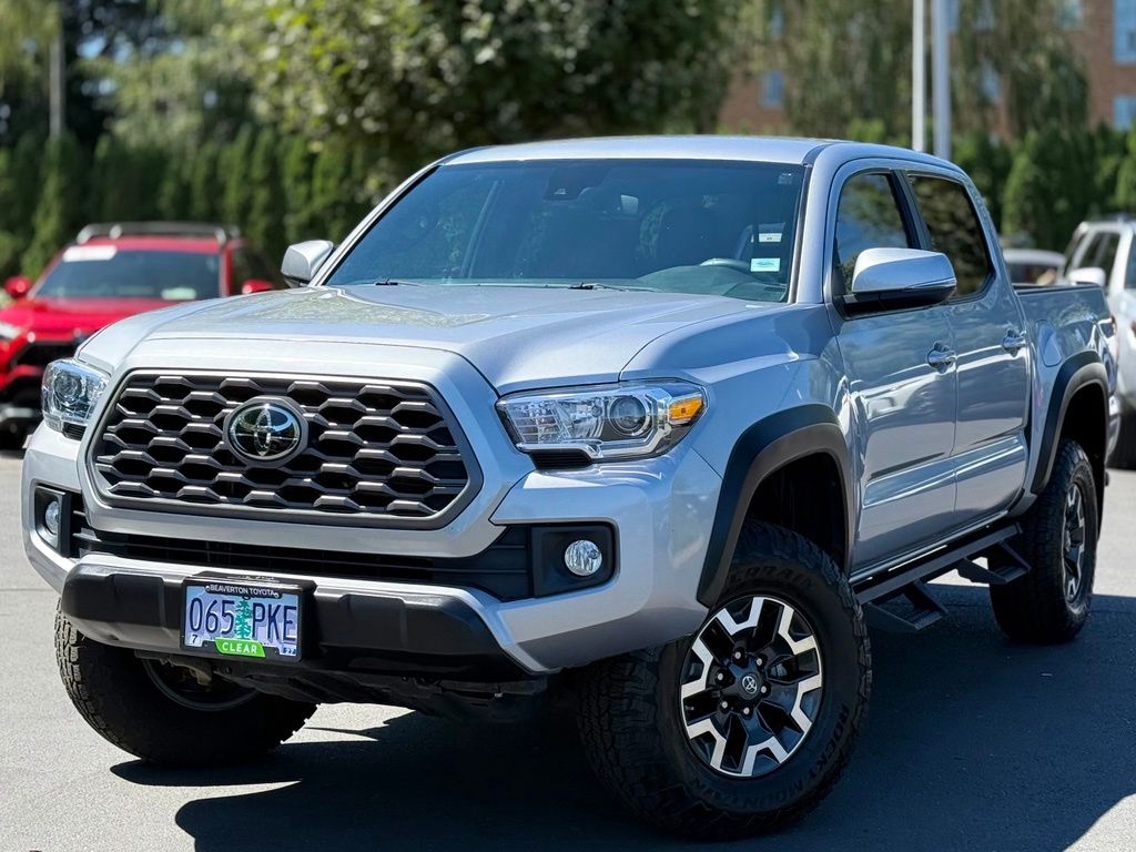 Silver Sky Metallic 2019 Toyota Tacoma Pickup Truck Four-Wheel Drive 6-Speed Automatic