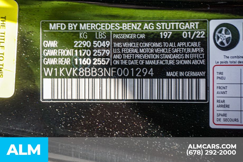 Used 2022 Black Mercedes-Benz SL 63 AMG® image 63