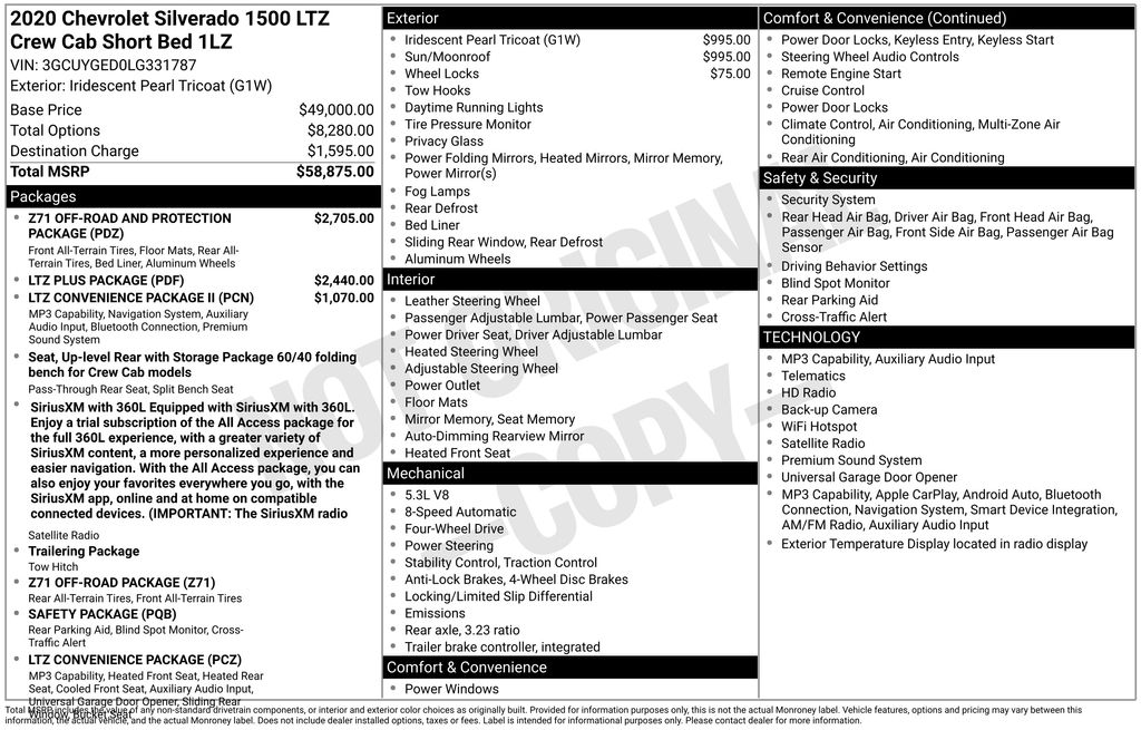 Used 2020 Chevrolet Silverado 1500 Truck