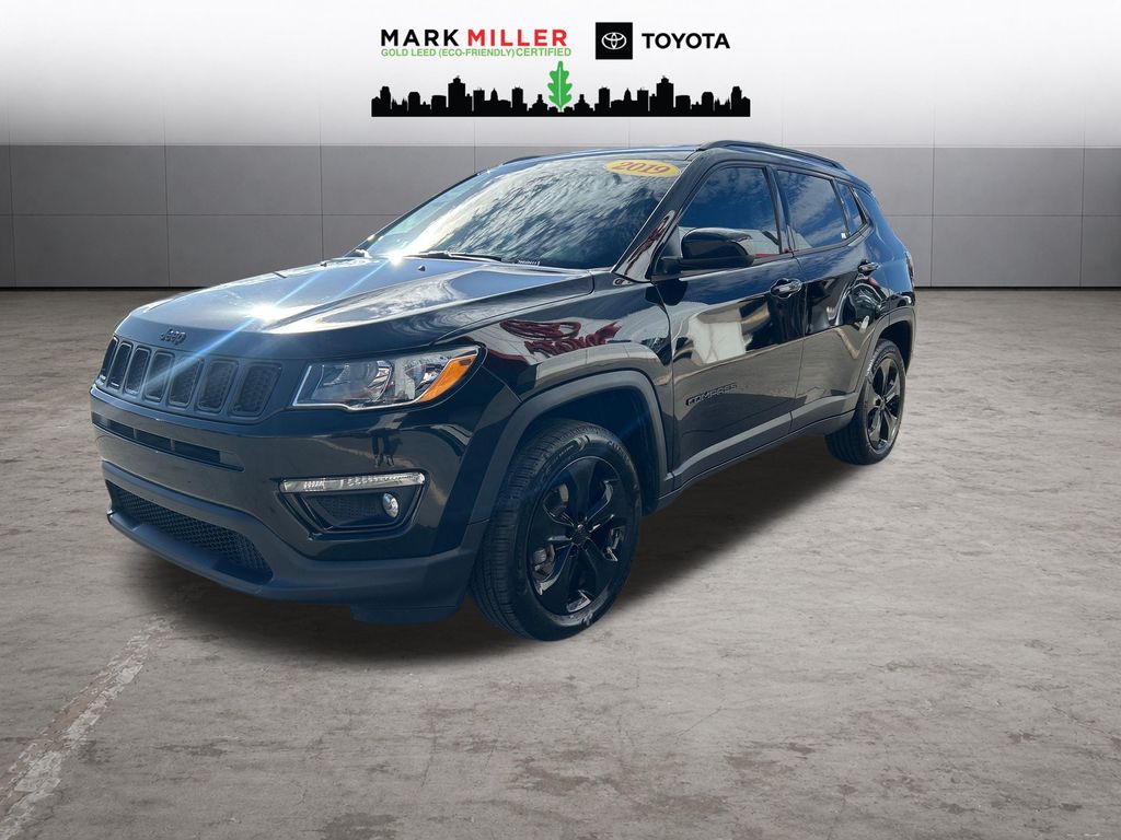 Diamond Black Crystal Pearlcoat 2019 Jeep Compass SUV / Crossover Four-Wheel Drive Automatic