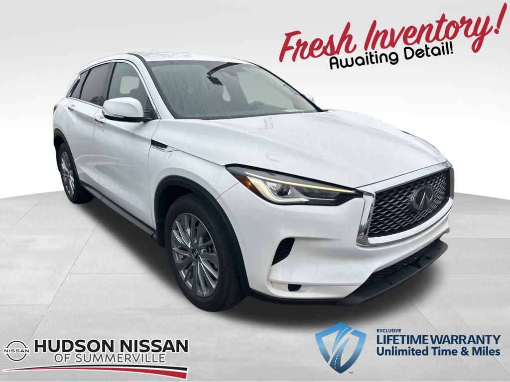 2023 Lunar White INFINITI QX50 PURE SUV