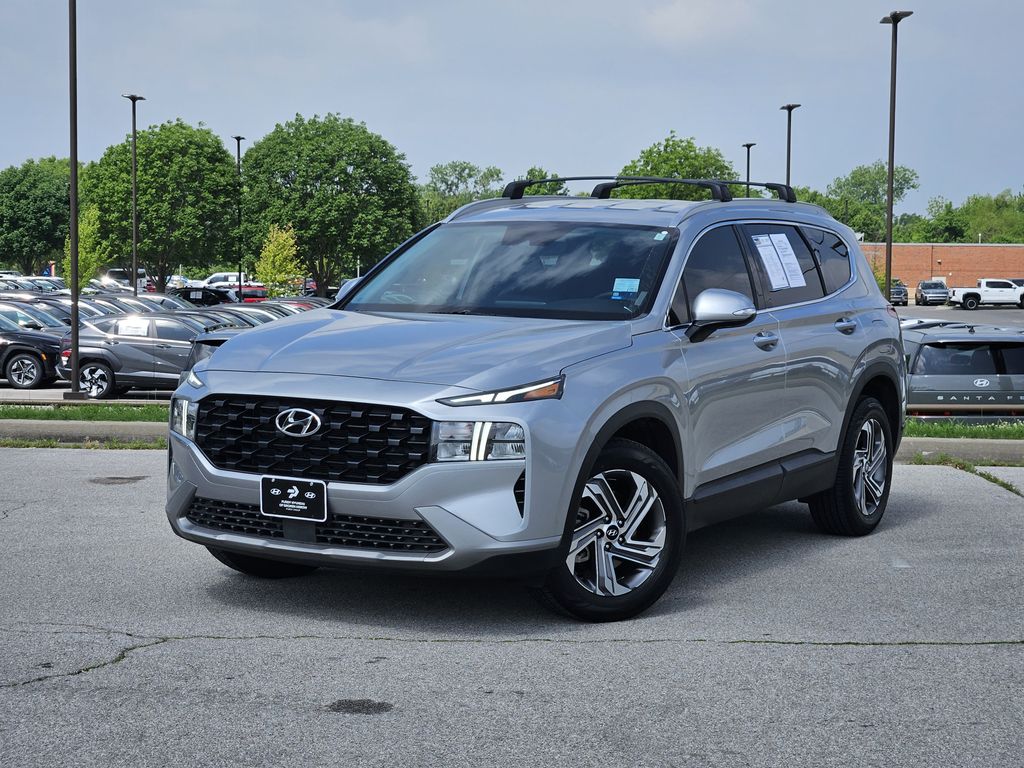 Shimmering Silver 2023 Hyundai Santa Fe SEL FWD SUV / Crossover Front-Wheel Drive 8-Speed Automatic