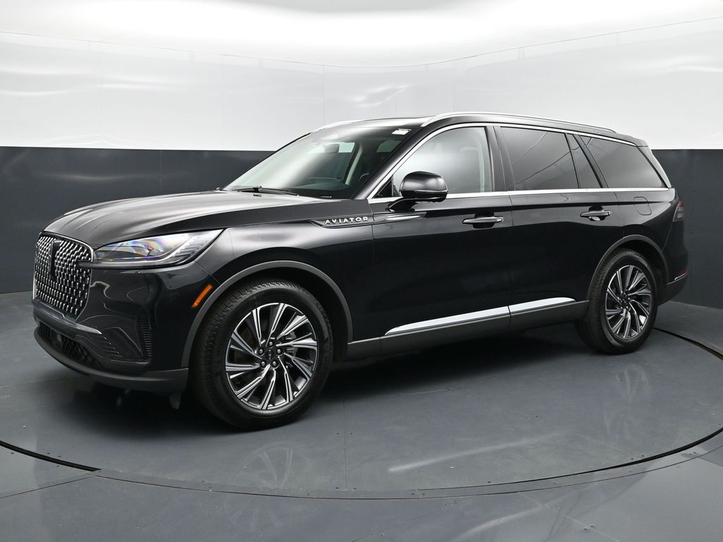 Black Metallic 2025 Lincoln Aviator Livery RWD SUV / Crossover Rear-Wheel Drive Automatic