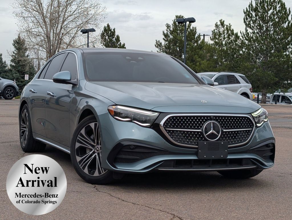 Verde Silver Metallic 2025 Mercedes-Benz E-Class E 350 4MATIC Sedan All-Wheel Drive 9-Speed Automatic