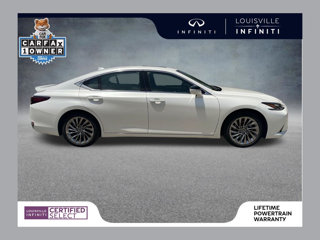 Eminent White Pearl 2025 Lexus ES Hybrid Sedan Front-Wheel Drive Continuously Variable Transmission