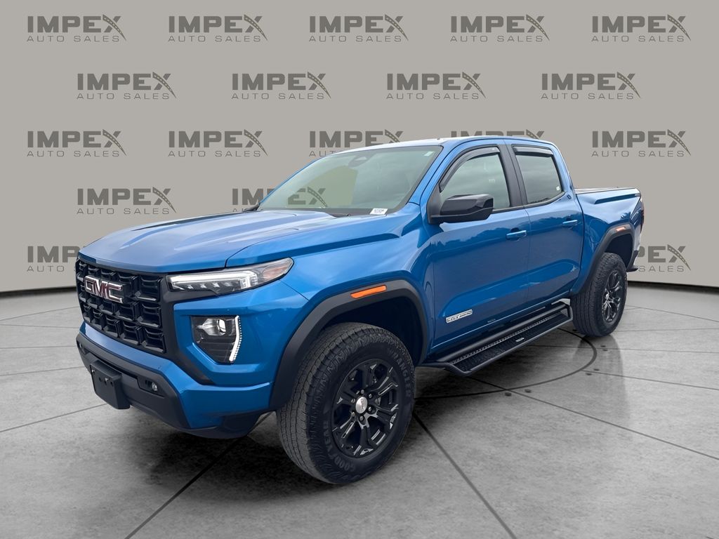 Dynamic Blue Metallic 2024 GMC Canyon Pickup Truck Four-Wheel Drive 8-Speed Automatic