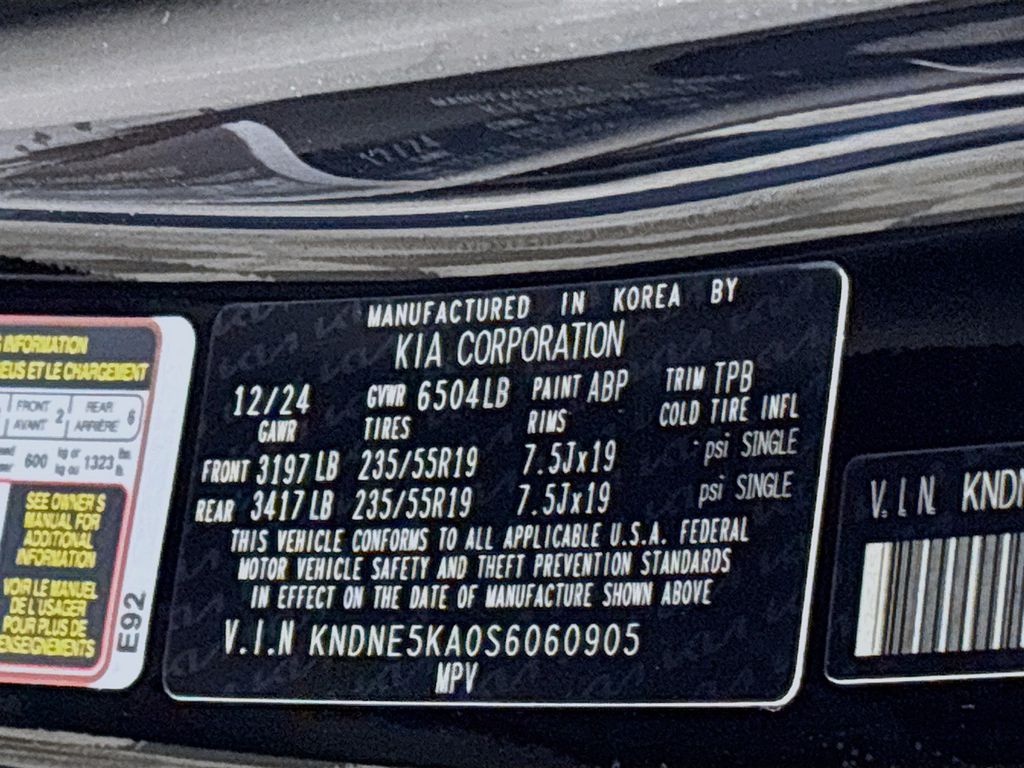 2025 Kia Carnival Hybrid SX