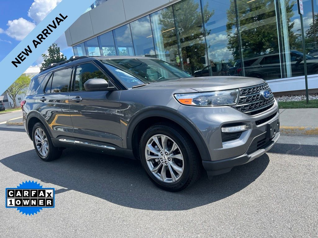 Carbonized Gray Metallic 2023 Ford Explorer SUV / Crossover All-Wheel Drive Automatic